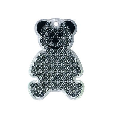 Schlüsselanhänger Bär transparent