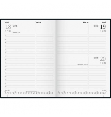 Glocken Buchkalender 14,5x20,6cm 1Tag / 1Seite  2024