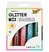 folia Glitter-Mix mehrfarbig Rainbow
