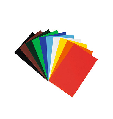 folia Buntpapier gummiert farbsortiert