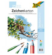 folia Tonpapier Zeichenkarton weiß 250 gqm