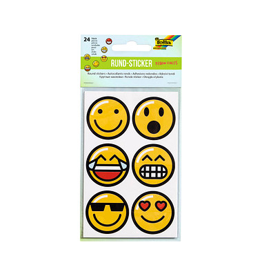 folia 24 folia Aufkleber Emojis verschiedene Motive - Bürobedarf Thüringen