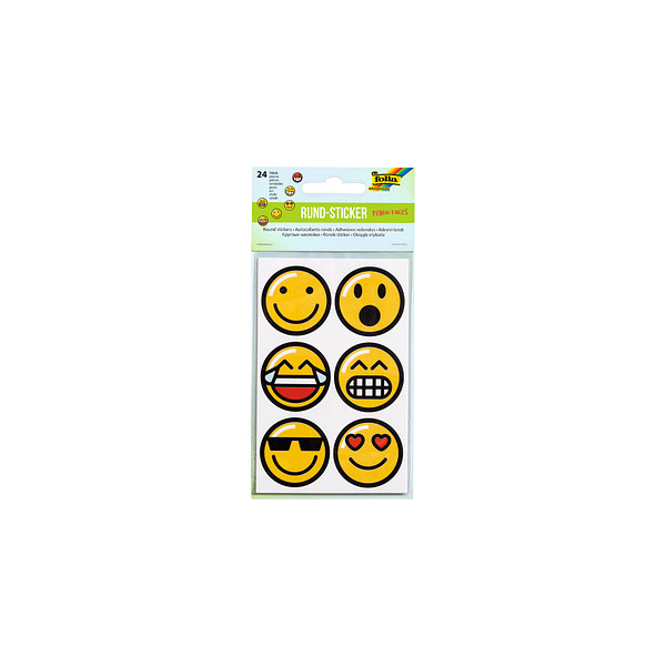 4001868090932 - 24 folia Aufkleber Emojis verschiedene Motive 4001868090932 folia 24 Stück 4001868090932 - 24 folia Aufkleber Emojis verschiedene Motive 4001868090932 folia 24 Stück