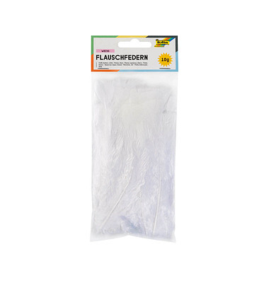 folia Federn weiß Flauschfedern Weiß folia Federn weiß Flauschfedern Weiß