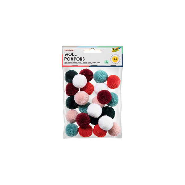 4001868110074 - Pompons farbsortiert Elegance Ø 30 cm 4001868110074 folia 24 Stück 4001868110074 - Pompons farbsortiert Elegance Ø 30 cm 4001868110074 folia 24 Stück