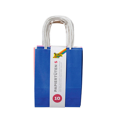 Papiertüten Basic S mehrfarbig Tragetüten
