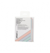 ™ Pastel Sampler Klebekarten für Schneideplotter farbsortiert,  Schneideplotter-Klebekarten