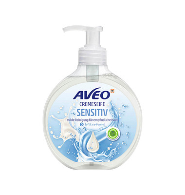 AVEO CREMESEIFE SENSITIVE Flüssigseife im Spender AVEO CREMESEIFE SENSITIVE Flüssigseife im Spender