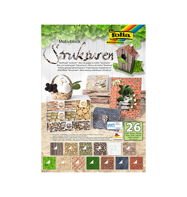 folia Motivblock Struktur farbsortiert 270 + 80 gqm