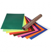 folia Transparentpapier farbsortiert 42 gqm 25 Bogen