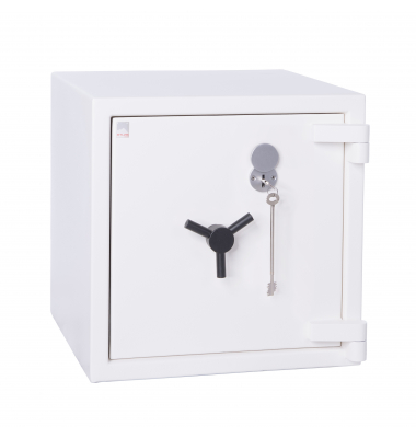 Wertschutzschrank 0210TA11KL TA 38,73 l 130kg weiß mit Doppelbartschloss Stahl