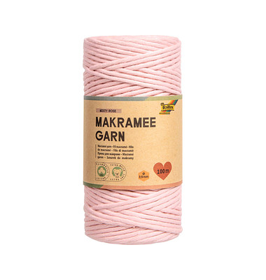 folia Makramee Garn altrosa Misty rose folia Makramee Garn altrosa Misty rose