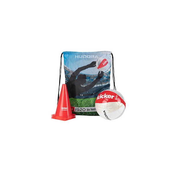 4005998855096 - Fußball-Set KICKER EDITION weißrot 4005998855096 HUDORA 4005998855096 - Fußball-Set KICKER EDITION weißrot 4005998855096 HUDORA