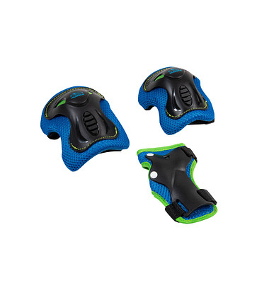 3 HUDORA Protektoren-Set Größe S blau