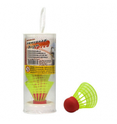 5 BESTSPORTING Federbälle Speed neongelb