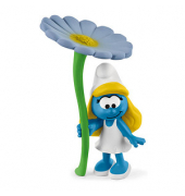 Die Schlümpfe 20828 Schlumpfine mit Blume Spielfigur