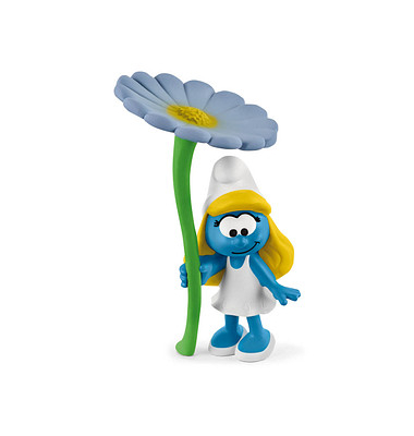 Schleich Die Schlümpfe 20828 Schlumpfine mit Blume Spielfigur
