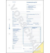 Lohnabrechnung Minijob, selbstdurch- schreibend, DIN A4, 2 x 40 Blatt