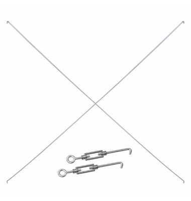 SCHULTE Kreuzstreben-Set 7501000 12690 verzinkt Fachbodenregal-Kreuzstreben-Set SCHULTE Kreuzstreben-Set 7501000 12690 verzinkt Fachbodenregal-Kreuzstreben-Set