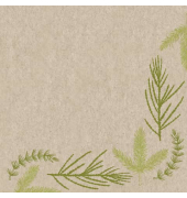 203490 Motivserviette 25x25cm Naturals Herbst