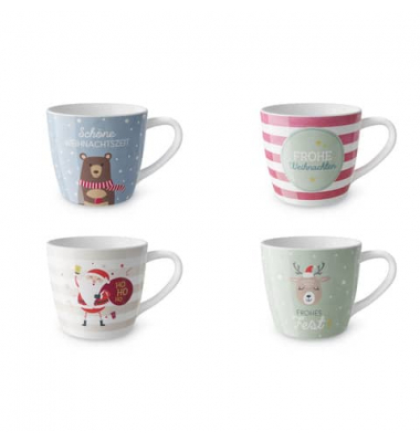 910110 Kaffeebecher Maxi Liebe Weihnachtsgrüße