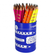 Bleistift Groove Jumbo Neon in der Dose, L1873365, schwarz, B Bleistift Groove Jumbo Neon in der Dose, L1873365, schwarz, B