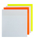 Haftnotiz KF10371, sortiert (2x weiß/je 1x gelb/orange)