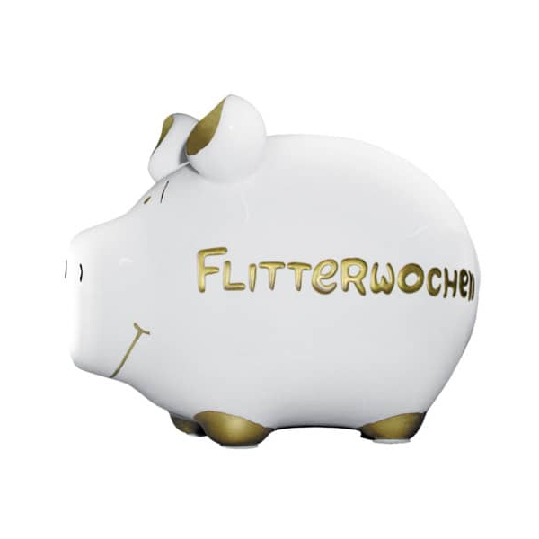 3 Stück Alpedia Spardose Schwein (klein) 100804 , Flitterwochen 4260185590871 Alpedia