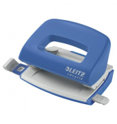 Bürolocher NeXXt Recycle Mini 5010-00-35, blau, bis 1mm 10 Blatt, mit Anschlagschiene