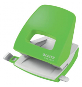 Bürolocher NeXXt Recycle 5003-00-55, grün, bis 3mm 30 Blatt, mit Anschlagschiene