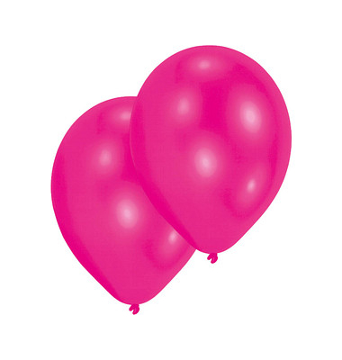 50 amscan Luftballons Standard pink
