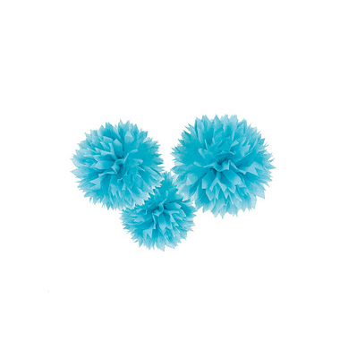 amscan Pompons gold Fluffy