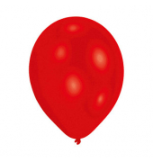 25 amscan Luftballons Standard rot