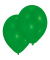 25 amscan Luftballons Standard grün