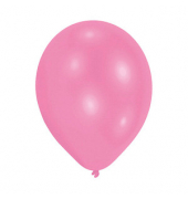 25 amscan Luftballons Standard rosa