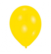25 amscan Luftballons Standard gelb