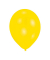 25 amscan Luftballons Standard gelb