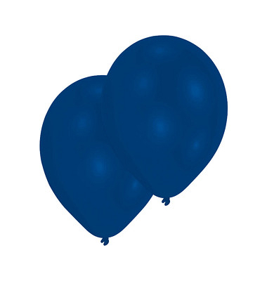 25 amscan Luftballons Standard blau
