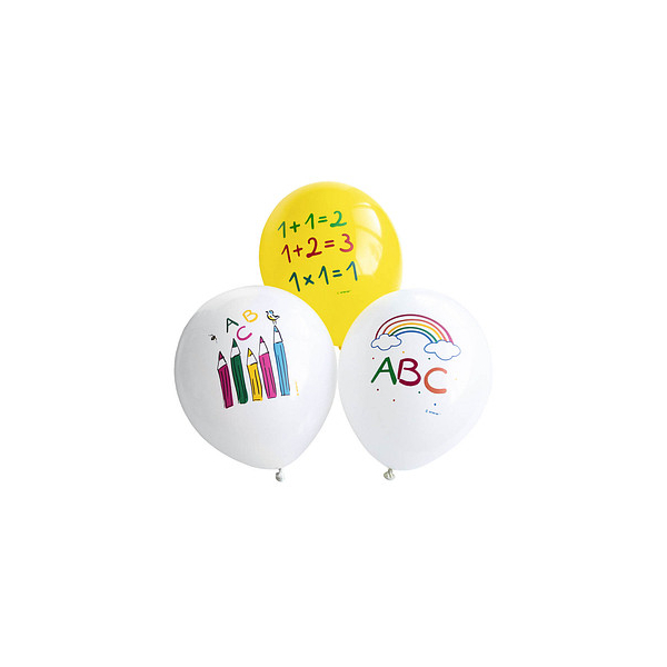 0194099126229 - 6 Luftballons Schulstart farbsortiert 0194099126229 6 Stück 0194099126229 - 6 Luftballons Schulstart farbsortiert 0194099126229 6 Stück
