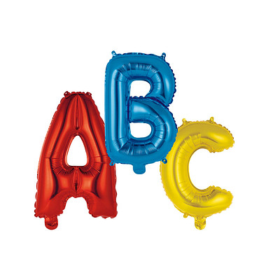 amscan Luftballons ABC bunt