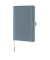 Notizbuch Q25 25-488, grau, 13x21m, kariert, 80g, 120 Blatt / 240 Seiten