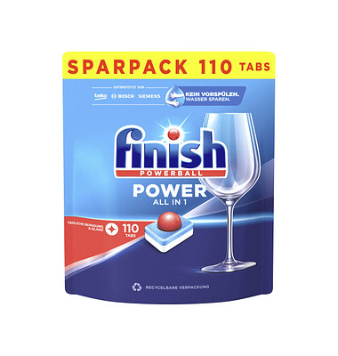 Calgonit finish POWERBALL POWER ALL IN 1 Sp&uuml;lmaschinentabs