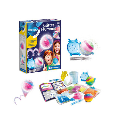 Clementoni Experimentierkasten Glitter-Flummis mehrfarbig