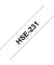 brother Schrumpfschlauch HSe-231E HSE231E, 11,2 mm schwarz auf weiß