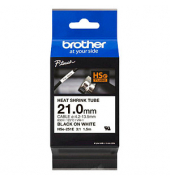 Schrumpfschlauch HSe-251E HSE251E, 21 mm schwarz auf weiß