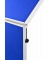 Moderationstafel ECONOMY 7-209400, 120x150cm, Filz (beidseitig), Rollen, pinnbar, klappbar, blau + blau
