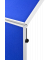 Moderationstafel ECONOMY 7-209400, 120x150cm, Filz + Filz (beidseitig), pinnbar, klappbar, blau + blau