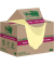 Haftnotizen 654 RSS12CY, Super Sticky Recycling Notes, 76x76mm, gelb, quadratisch