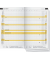 Plankalender Miniplaner Kalender- Einlage d15, 2 Seiten  1 Monat,