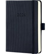 Buchkalender C2511, Conceptum, schwarz, 1 Tag / 1 Seite, 10,8x15,1cm (A6), 2025